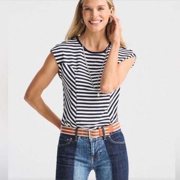 Cabi Illusion Tee # 6337 Size Small - Picture 2 of 7